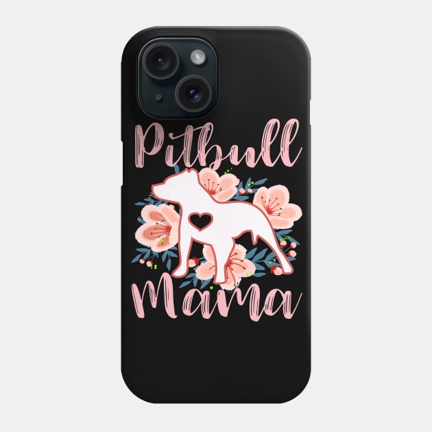 Pitbull mama Phone Case by PrettyPittieShop