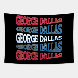 TEXT ART USA GEORGE DALLAS Tapestry