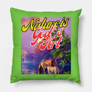 Nature lovers - Landscape Pillow