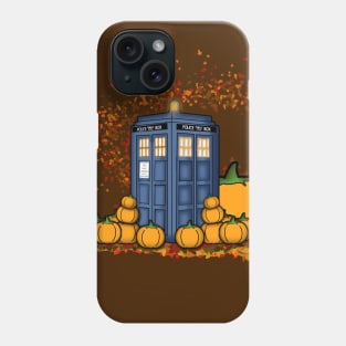 TARDIS Pumpkin Patch Phone Case