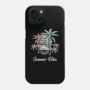 Summertime - Retro Summer Vibes (White) Phone Case