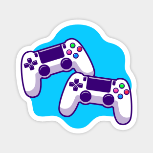 Game Controller Cartoon Magnet