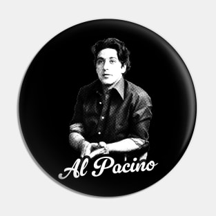 al pacino Half Tone Style Pin