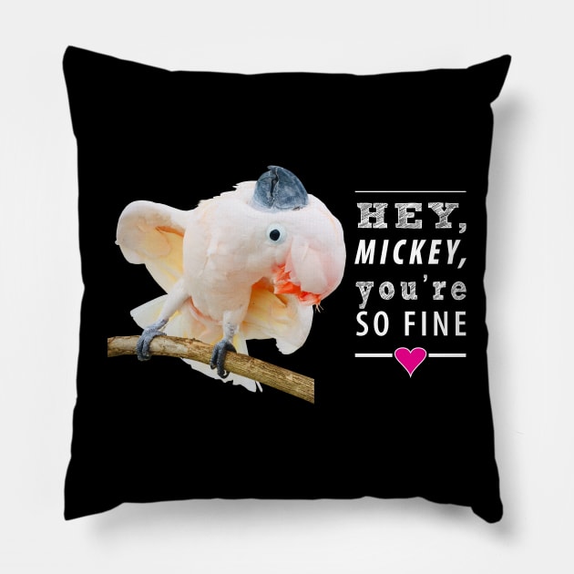 Mickey-white type Pillow by Just Winging It Designs