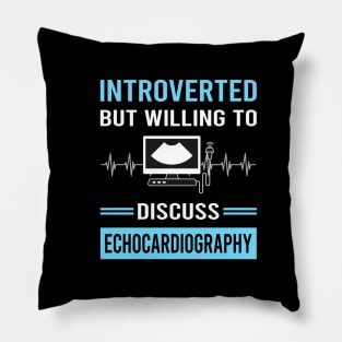 Introverted Echocardiography Echocardiographer Echocardiogram Ultrasound Pillow