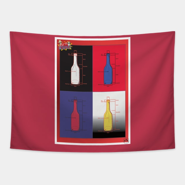 Historic Bottles Tapestry by Archaeology Podcast Network