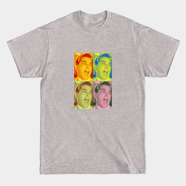 Ray Liotta Laugh mafia gangster movie Goodfellas painting multi-color - Goodfellas - T-Shirt