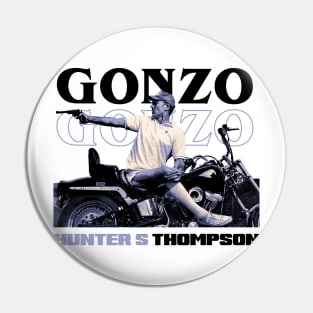 Gonzo Hunter S Tompson Rider Pin