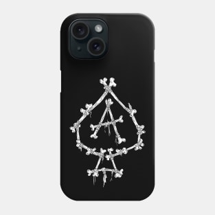 Ace of Spades-Crossed Bones-Gambling-Death Card Phone Case