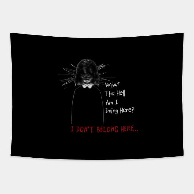 Don't belong here girl (Radiohead) Tapestry by Greater Maddocks Studio