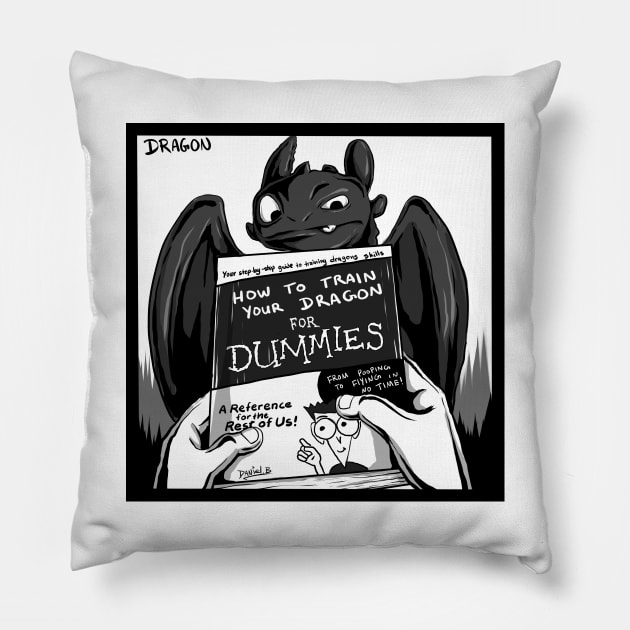 Dragon Training Pillow by sk8rDan