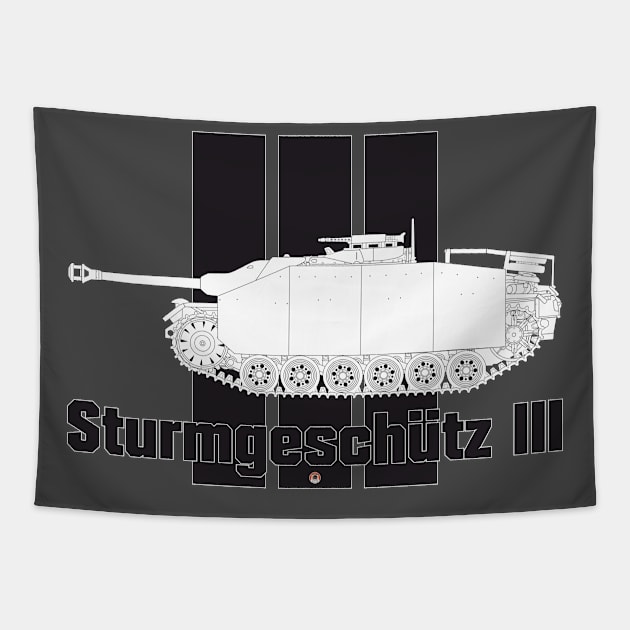 Sturmgeschutz III Tapestry by FAawRay