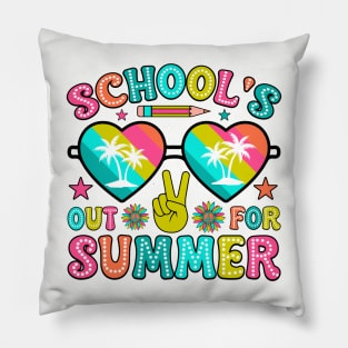 Schools Out For Summer Shirt, Happy Last Day Of School Shirt, Summer Holiday Shirt, End Of the School Year Shirt, Classmates Matching Pillow