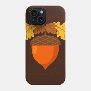 Cute Acorn Stamp Phone Case