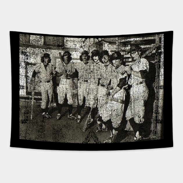 Baseball Furies Team Retro Tapestry by DKornEvs