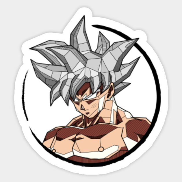Goku Ultra Instinct 100% - Goku - Sticker | TeePublic Goku Ultra Instinct 100% - Goku - Sticker | TeePublic