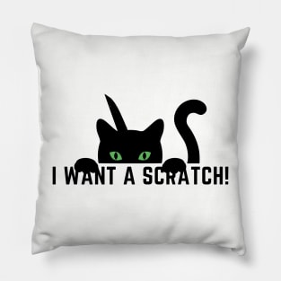 I Want a Scratch Pillow