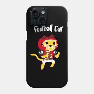 American Football Cat Cute Kids Children Sports Phone Case