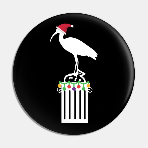 Christmas Bin Chicken Pin by SybaDesign
