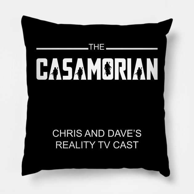 Casamorian Black and White Pillow by Chris and Daves Reality TV Cast