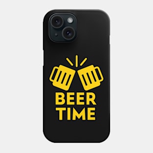 Beer  Time (Yellow) Phone Case