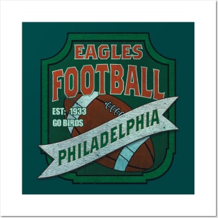 Philadelphia Eagles 1965 (autographed) — Vintage Football Posters