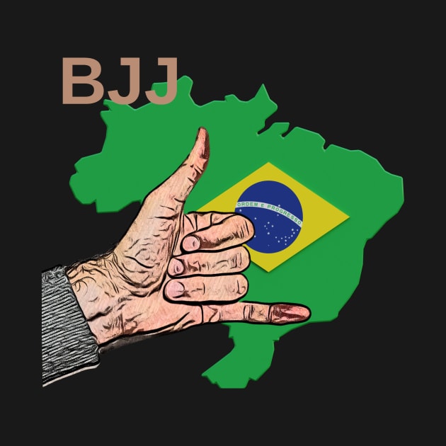 brazilian jiu-jitsu by gawelprint