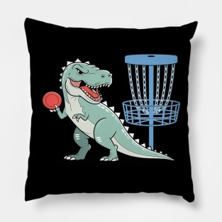 T Rex Frisbee Dinosaur Recreational Tosser Dino Disc Golf Pillow