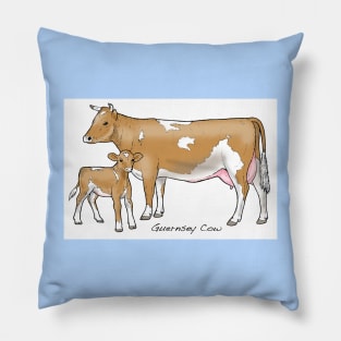 Guernsey Cow Pillow