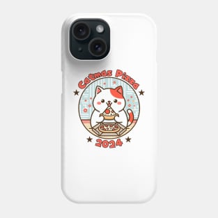 Catmas Pizza 2024 Phone Case