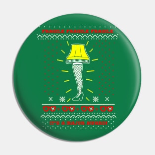 LEG LAMP TACKY CHRISTMAS SHIRT Pin