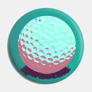 Retro Golf Ball Pin