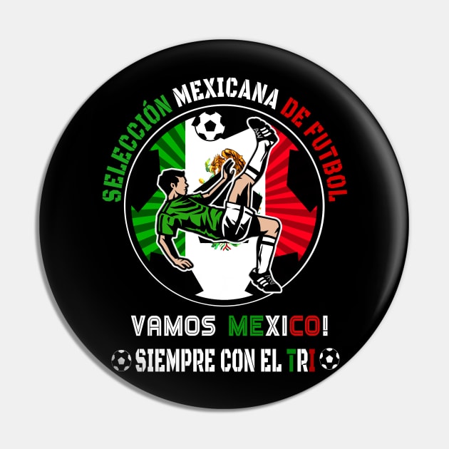 Playera Seleccion Mexicana de Futbol Vamos Mexico El Tri Pin by soccer t-shirts