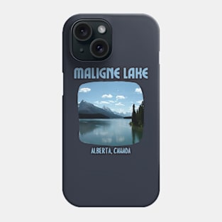 Maligne Lake Alberta Canada Phone Case