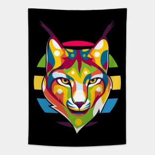 Lynx Portrait Tapestry