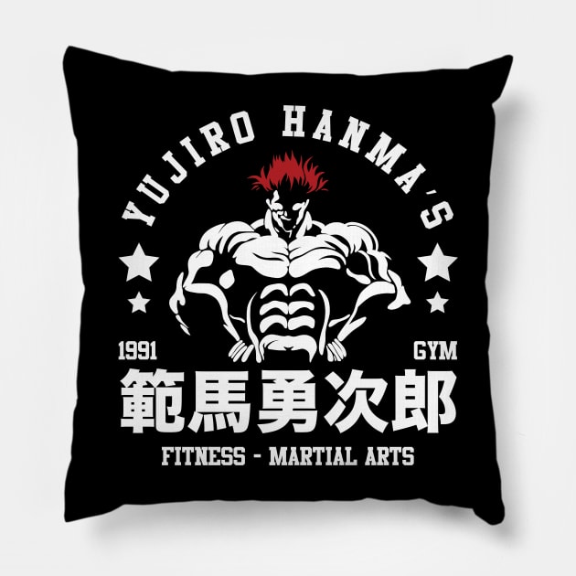 Yujiro Hanma's GYM Pillow by LOVE ME PODCAST