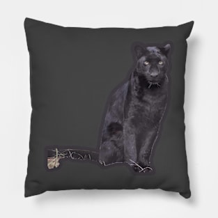 Black Leopard Pillow