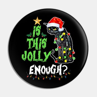 Halloween Is this jolly enough Noel Cat merry christmas Pin