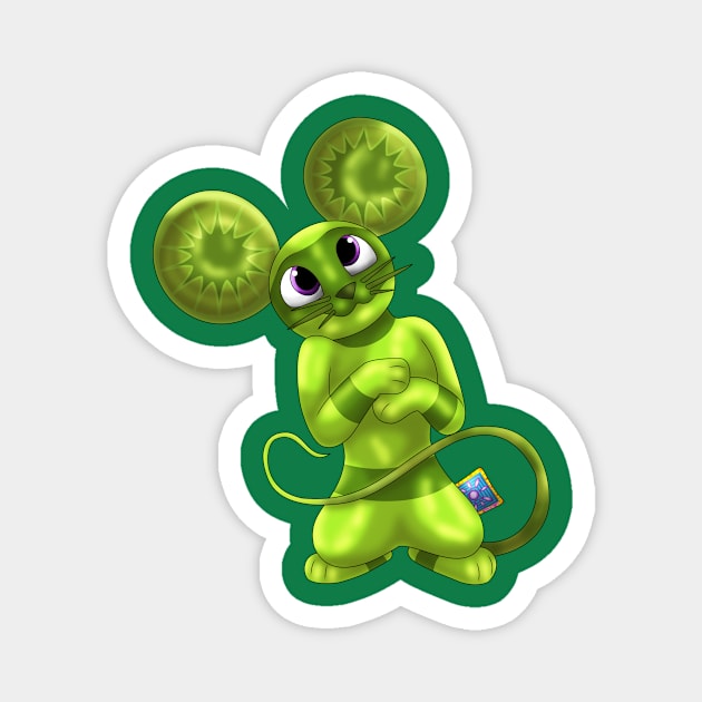 Mousemallow: Green Magnet by spyroid101