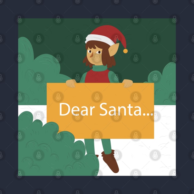 Dear Santa Christmas by Mako Design 