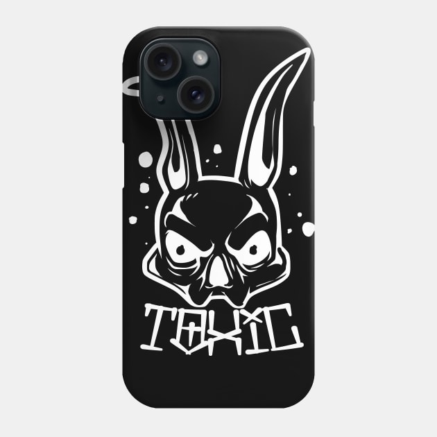 Toxic Bunny Phone Case by Rockadeadly