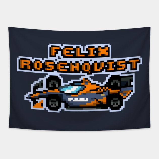 Felix Rosenqvist '23 Old School Tapestry by SteamboatJoe