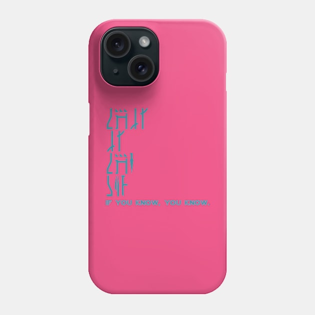 This Is The Way 🤐 Phone Case by The Lost Flix
