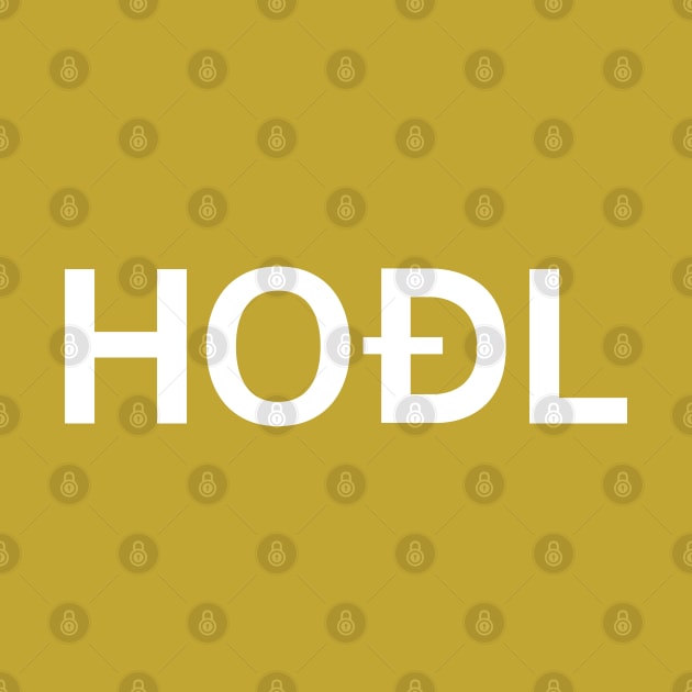 HODL dogecoin by DesignCat