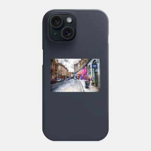 Grassmarket Edinburgh, Scotland, Top Of The Hill Phone Case