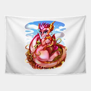 Ember the dragon Tapestry