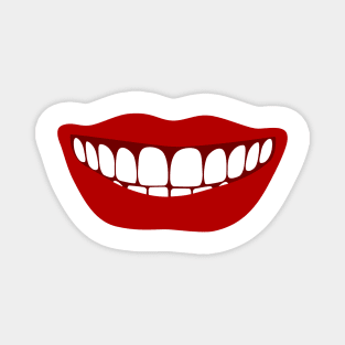 Smiling lips Magnet