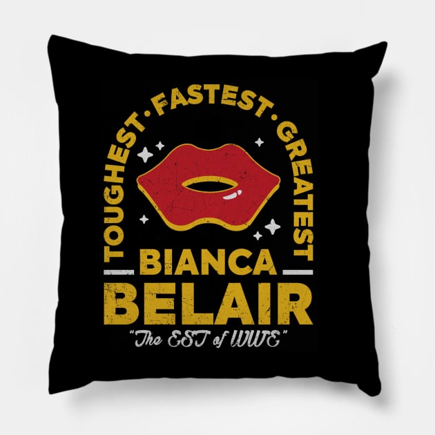 Bianca Belair The EST Pillow by MunMun_Design