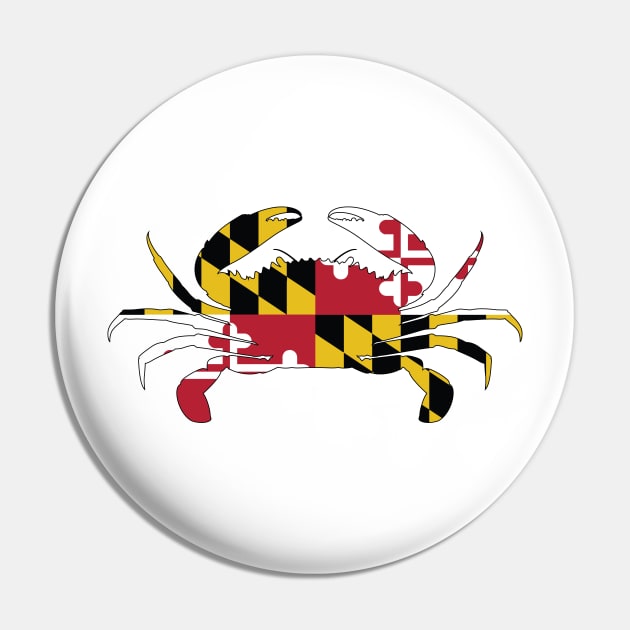 Maryland Flag Pin by polliadesign