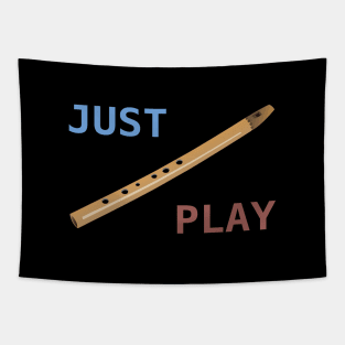 Just Play the Flute Tapestry